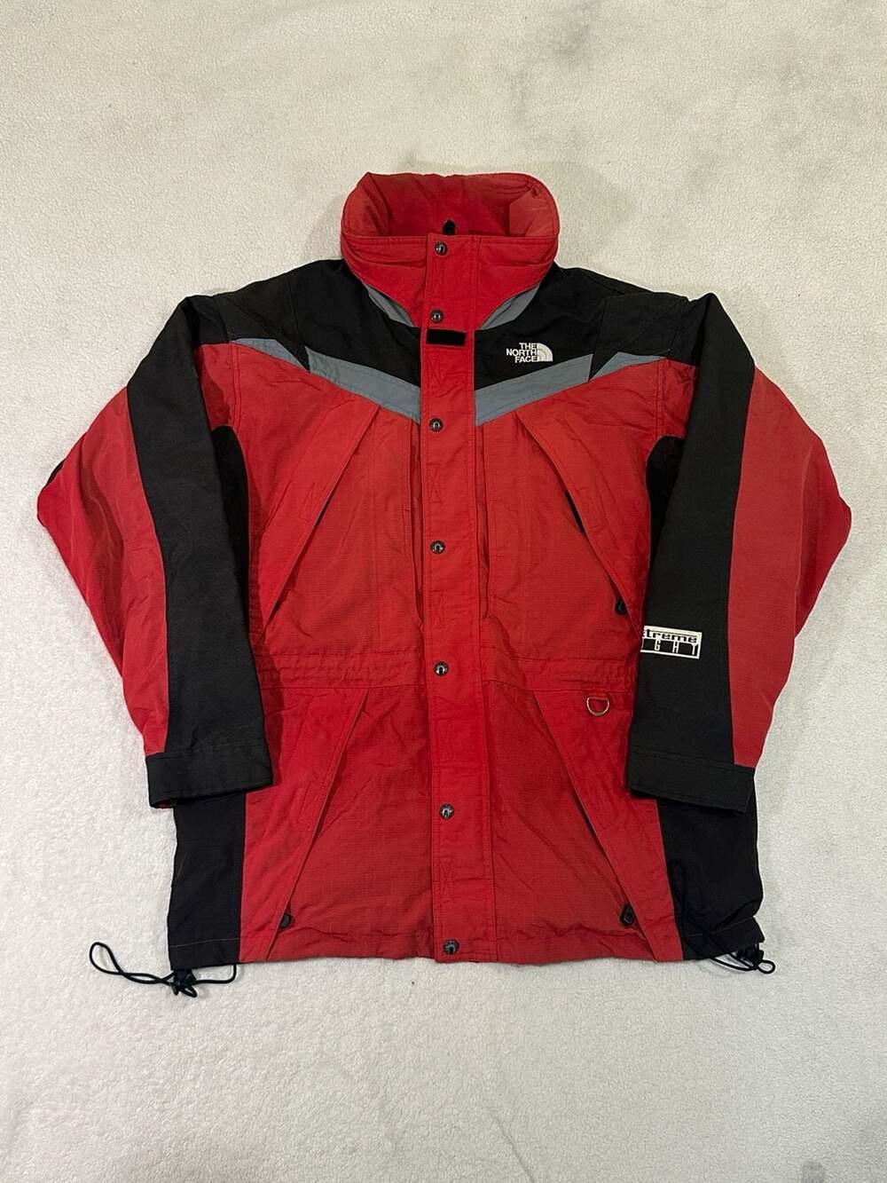 Vintage The North Face Extreme Light Jacket Men's Large Red Black